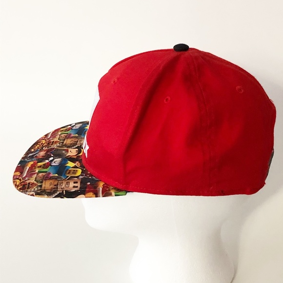 Roblox Snap Back Hat Cap Youth Size OSFM Printed All Over Graphics Bill Clean! - Picture 2 of 12